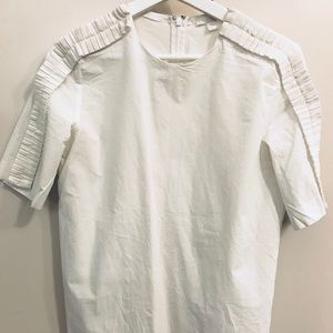 COS funky sleeves white shirt